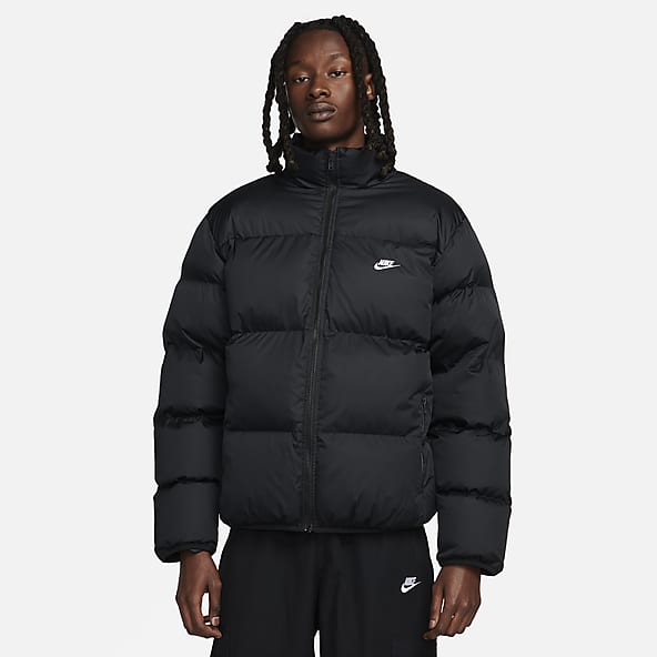 Black coat nike best sale